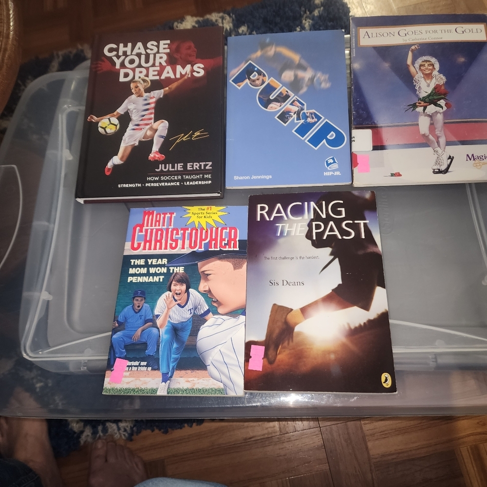 BOOK LOT OF 5 TEENAGE GIRL YOUTH SPORT BOOKS